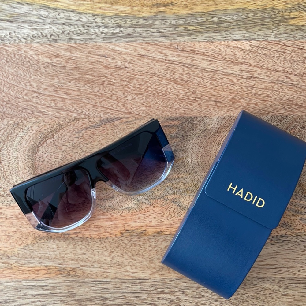 Hadid Frequent Flyer 58 MM square frame sunglasses